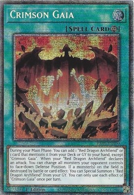 RA05-EN070 Crimson Gaia - Starlight Rare Card 1st Edition