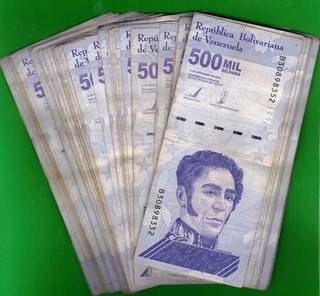 Billete Digital Venezuela 500.000 Bolívares x100 Usado Circulado Moneda Mundial