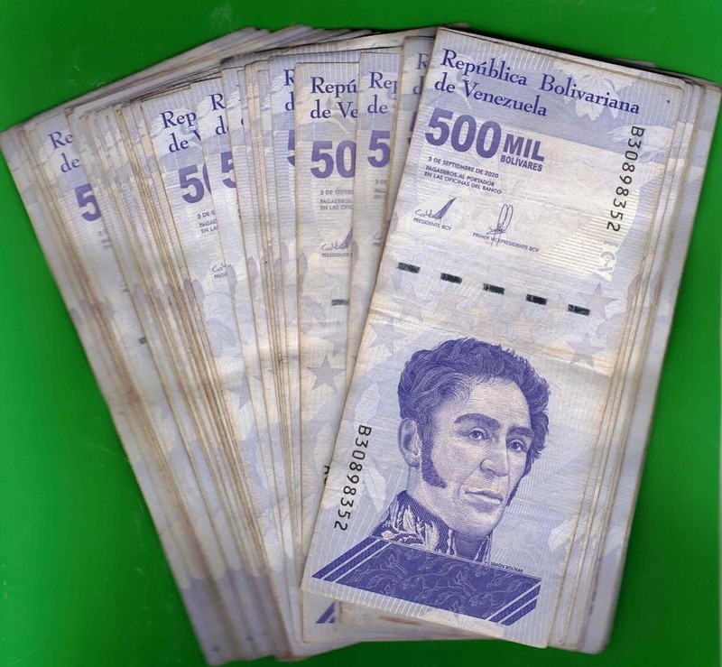 Venezuela 500,000 Bolivares Digital Banknote x100 Used Circulated World Currency