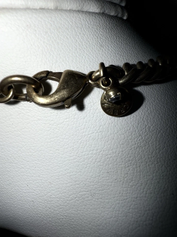 Collar llamativo Lulu Frost para J.Crew cristal verde salvia tono latón Foto 4 de 4