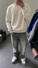 Jean Pascale Herren Strickpullover Beige Rund...