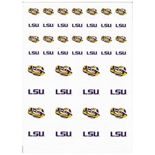 Lsu Tigers Small Sticker Sheet - 2 Sheets