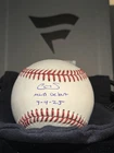 Cam Schlittler Signed Baseball MLB Debut 7-9-25 NYY Fanatics Under wraps COA