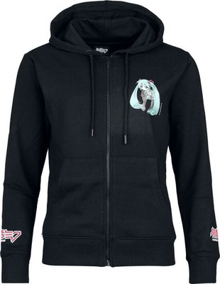 Hatsune Miku Kapuzenjacke Damen Hatsune Miku schwarz
