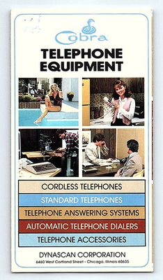 #ad #ad Vintage Cobra Telephone Equipment Brochure Catalog Dynascan Corporation 1970s $14.99