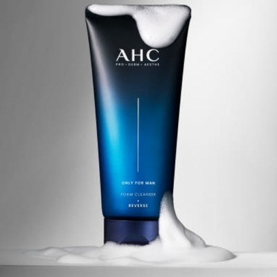 AHC Only For Men Foam Cleanser 140ml For Homme Shaving Multi Cleansing Pore Care