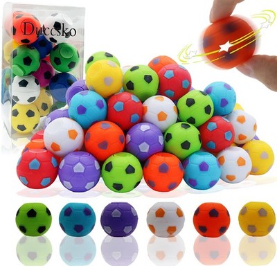 32 Pack Mini Fidget Spinners Soccer Ball Toys for Kids