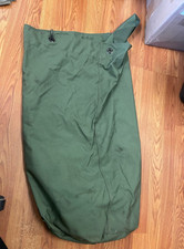 Military Duffel Sea Bag Navy Army Marine OD Green Good Condition genuine