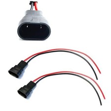 Adapter Wiring Harness Sockets Wire Compatible with 9005/9006/H10 Male