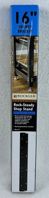 Rockler Rock-Steady Shop Stand 16'' Drawer Bracket Set of 2 Woodworking Hardware