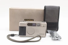 [MINT- w/Box] Contax T2 Titan Silver 35mm Point Shoot Film Camera From JAPAN