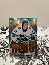 2025-26 Upper Deck Allure - Hues Next? Macklin Celebrini #HN-12 Orange