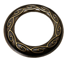 Curtain Drapery Antique Brass 12 Metal Grommet 1-9/16" Pack w/ Washer Eyelets
