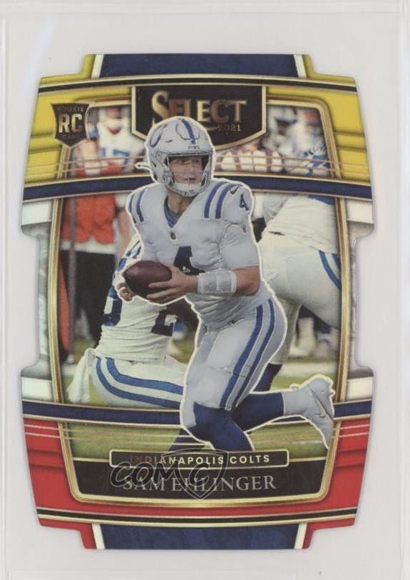 2021 Panini Select Concourse Red & Yellow Prizm Die-Cut Sam Ehlinger #98 0y5l