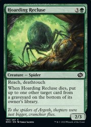 Hoarding Recluse #186 Common The Brothers' War MTG