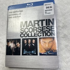 Martin Scorsese Collection The Departed Goodfellas The Aviator Blu-ray Sealed