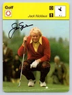 Jack Nicklaus Autographed Signed 1977-79 Sportscaster Card GRAD Authentication