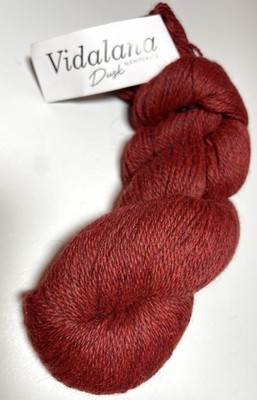 KNITCRATE VIDALANA DUSK YARN- SURI / HUACAYA ALPACA.  1pk. SANGUINE .  I Combine