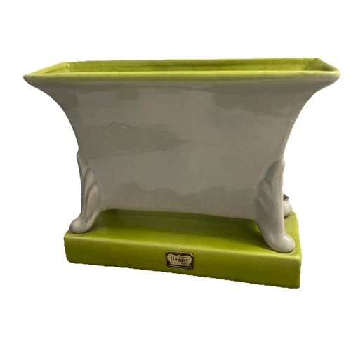 Royal Haeger Green Box Mid Century Jewelry Stash Trinket Vase Fine Art VTG