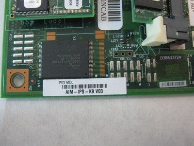 Cisco AIM-IPS-K9 Intrusion Prevention Module for Cisco 1841/2800/3800 Series
