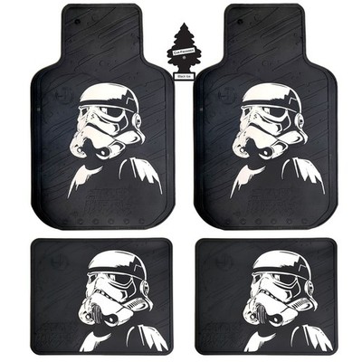 New Star Wars Stormtrooper Heavy Duty Rubber Floor Mats Set For Jeep 