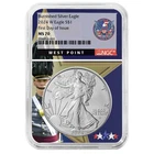 2024-W Burnished $1 American Silver Eagle NGC MS70 FDI West Point Core