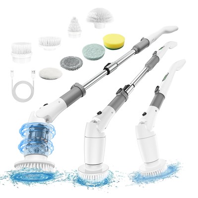 Reinigungsbürste Elektrisch, Electric Cleaning Brush mit 550 RPM, 2 Einstellb...