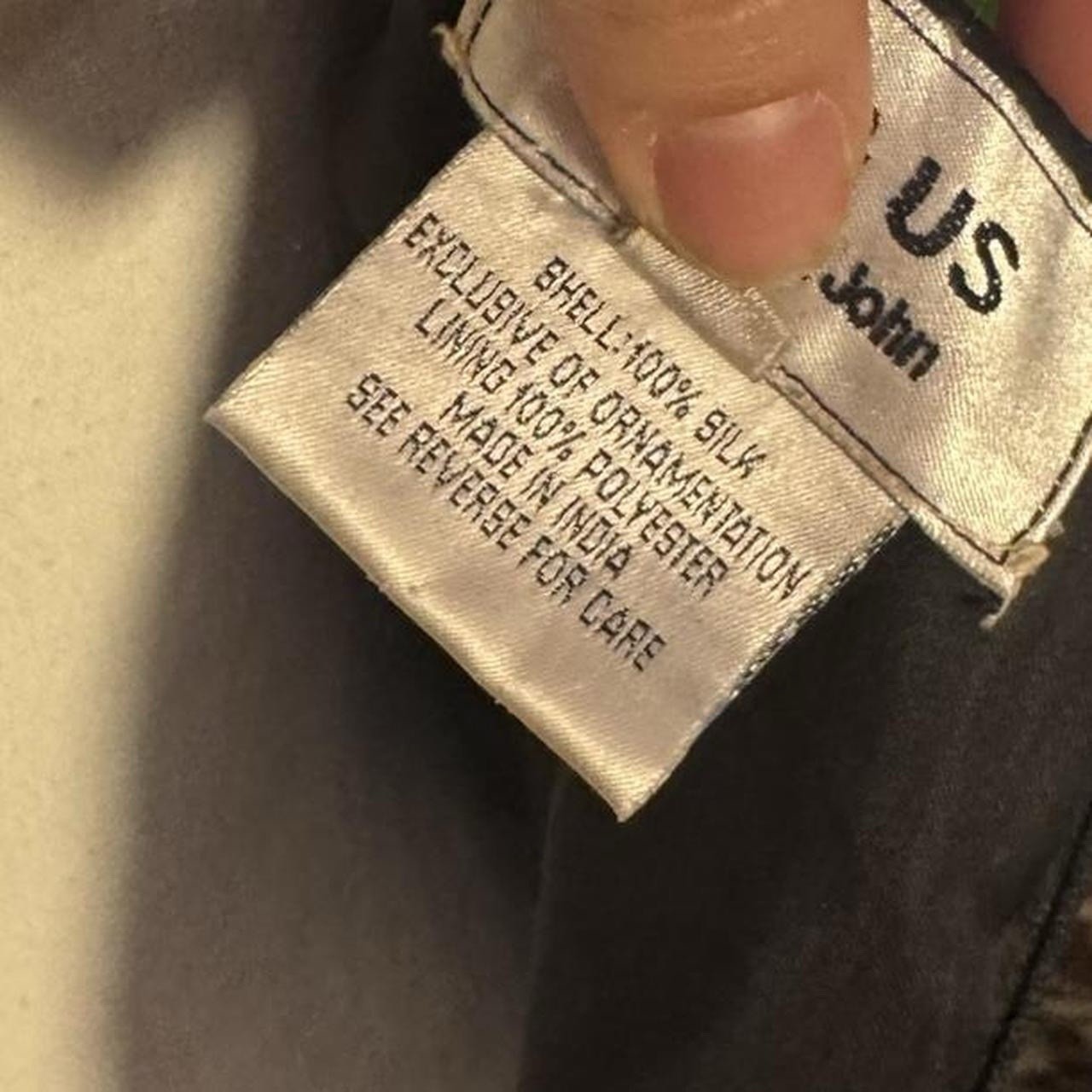 Vintage Women’s B2 & US By Mark & John Silk Beaded Midi Dress, Size M