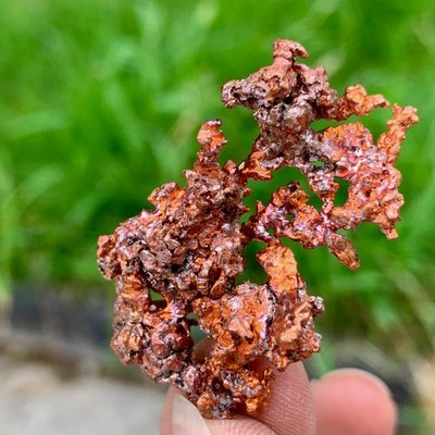 12G Rare!! iridescent Native Copper crystal mineral specimen