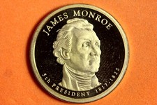 2008 S Proof James Monroe Presidential Dollar #M19074