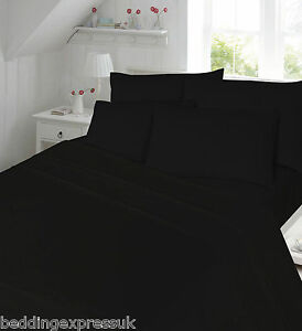 DOUBLE 100% Brushed Cotton Thermal Flannelette Flat Bed Sheets Or Pillow Case