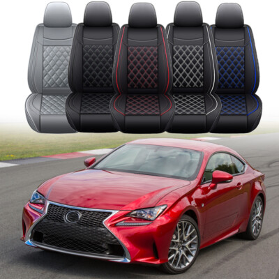Deluxe PU Leather Seat Covers Front + Rear Cushion For Lexus IS 250 GS300 RC350