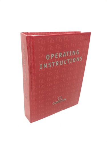 Omega Operating Instructions Manual 