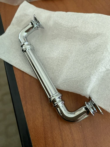 (lot of 4) TK322PC Chareau Collection 3-3/4" Reeded Pull, Polished Chrome - Picture 4 of 7