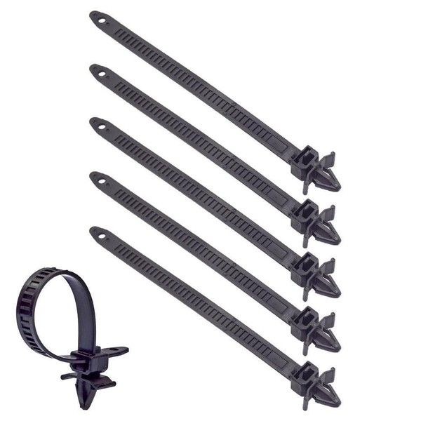10 X You.S Original Kabelbinder Kabelbaum 140Mm 9X6,5Mm FüR Honda - 90672SA00030-image