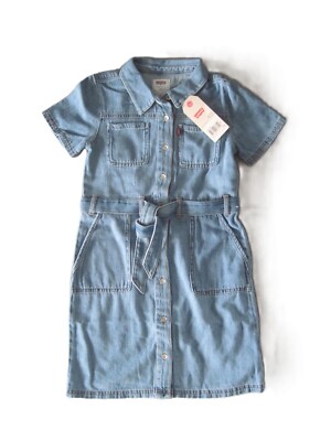 LEVIS Jeanskleid blau Mädchen Gr.140*NEU**5