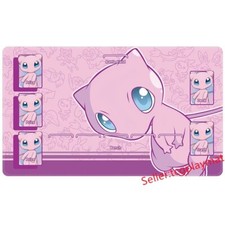 Mew Pokemon Playmat With Zones Trading Card Game Play Mat 24 14" jj149