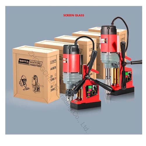 AX23RE/AX28RE Electric Magnetic Drill Floor Drill 1600W Powerful Magnetic Drill - Afbeelding 4 van 25