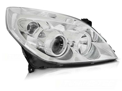 Chrome RIGHT Headlight for Opel Vectra C Facelift Halogen 2005-2008/RHD EU-spec 