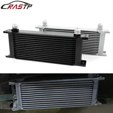 Oil Coolers 10AN Hose End Fittings Kit 15 Row Aluminum Engine Transmission