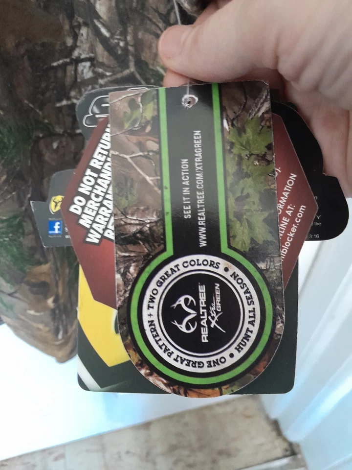 Mens Scent Blocker Camo Shirt Size 2XL New With Tags Fused Cotton - Image 3 of 4