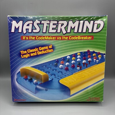 Mastermind Game Pressman 2 Player Sealed 2004 Codebreaker Vs Code maker