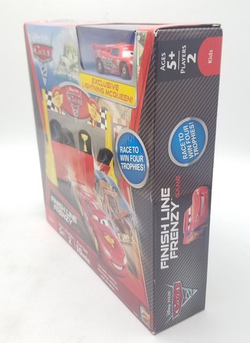 Disney Pixar Cars 2 Finish Line Frenzy Game with Exclusive Lightning McQueen NEW - Picture 6 of 8