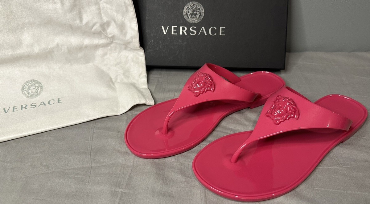 Chanclas Palazzo Sandalias De Mujer Versace Versace Pool Slides