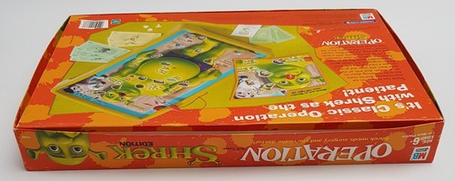Vintage Operation Shrek Board Game Ogre Film Movie 2004 MB LIGHTS BUT NO SOUND - Picture 19 of 24