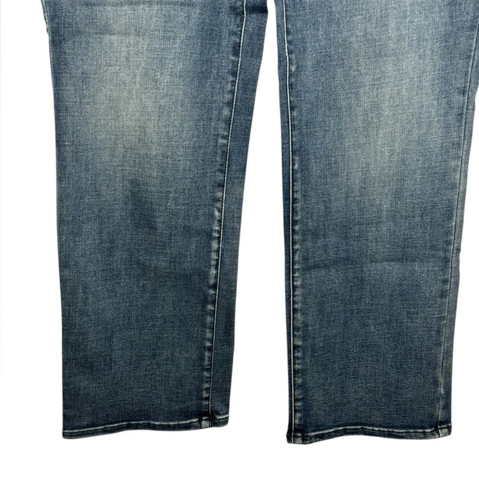 NYDJ Marilyn Straight Leg Blue Jeans with Stretch Size 10 - Image 2 of 4