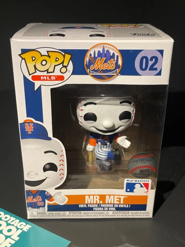FUNKO POP! MLB MASCOTS NEW YORK METS MR. MET VINYL FIGURE #02