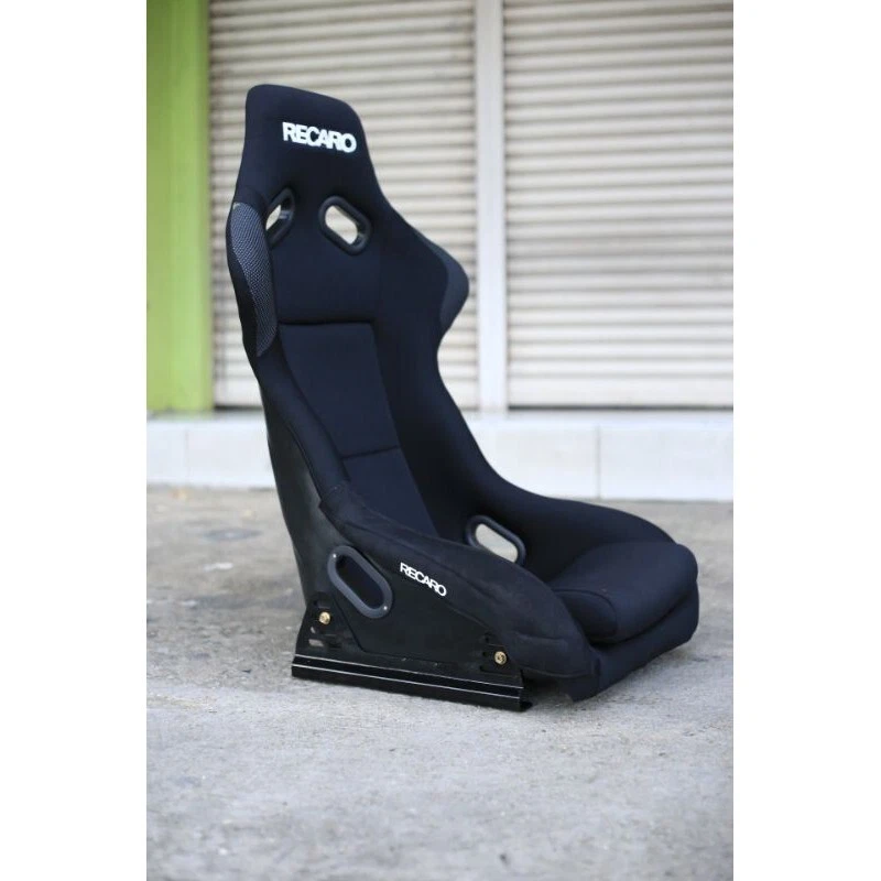 Protector Lateral Asiento Cubo Completo RECARO Negro Tela Alcántara Pegatinas Gratis Foto 3 de 4