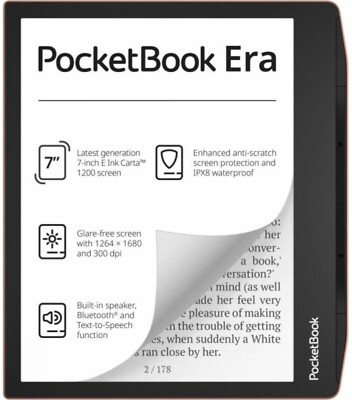 PocketBook 7'' ERA COLOR Stormy SeaFull HD 1680x1264 32GB Wi-Fi Bluetooth