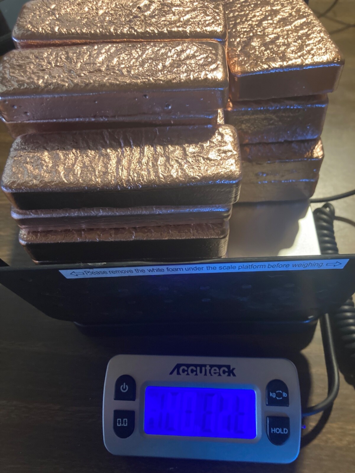 Copper, Copper 100+Lbs Copper Ingots Hand Poured Copper Bullion